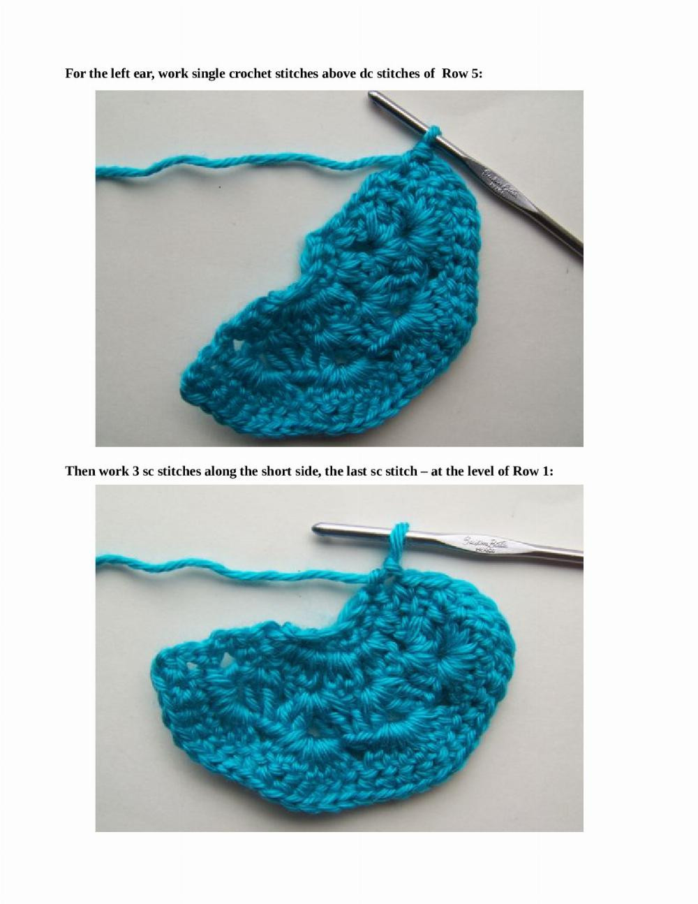 Crochet blue Elephant