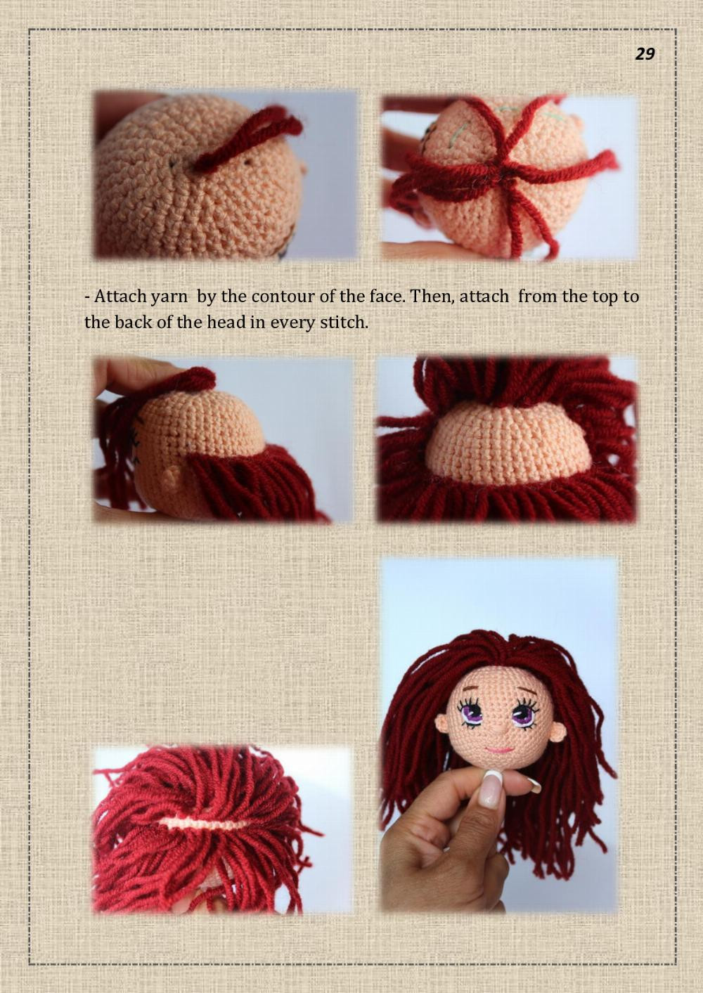 Crochet doll Emilie