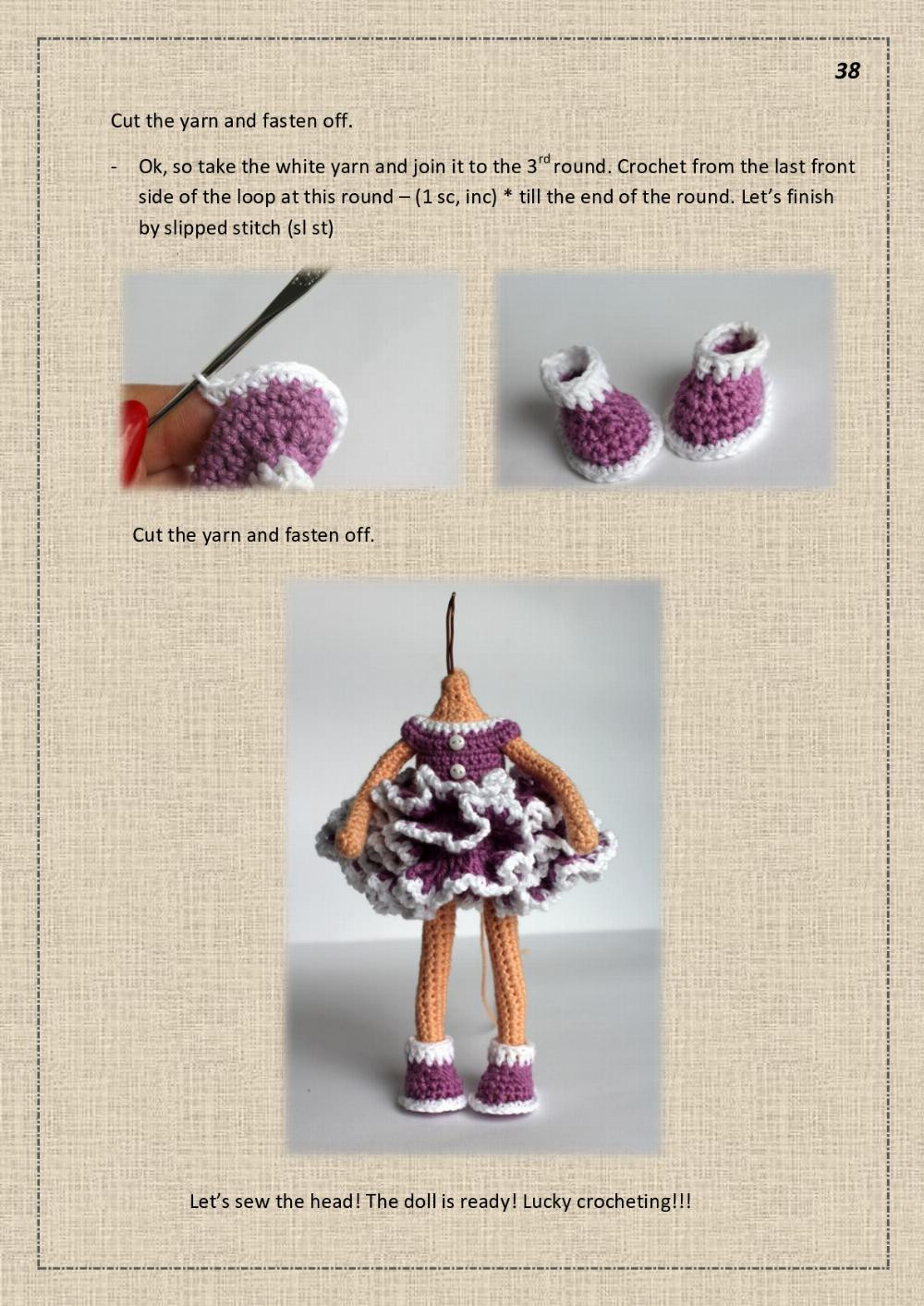 Crochet doll Emilie