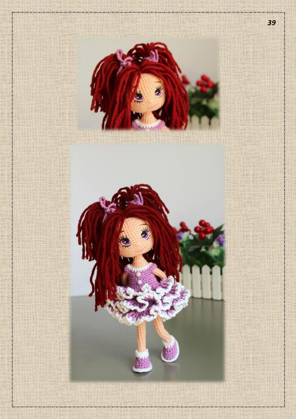 Crochet doll Emilie