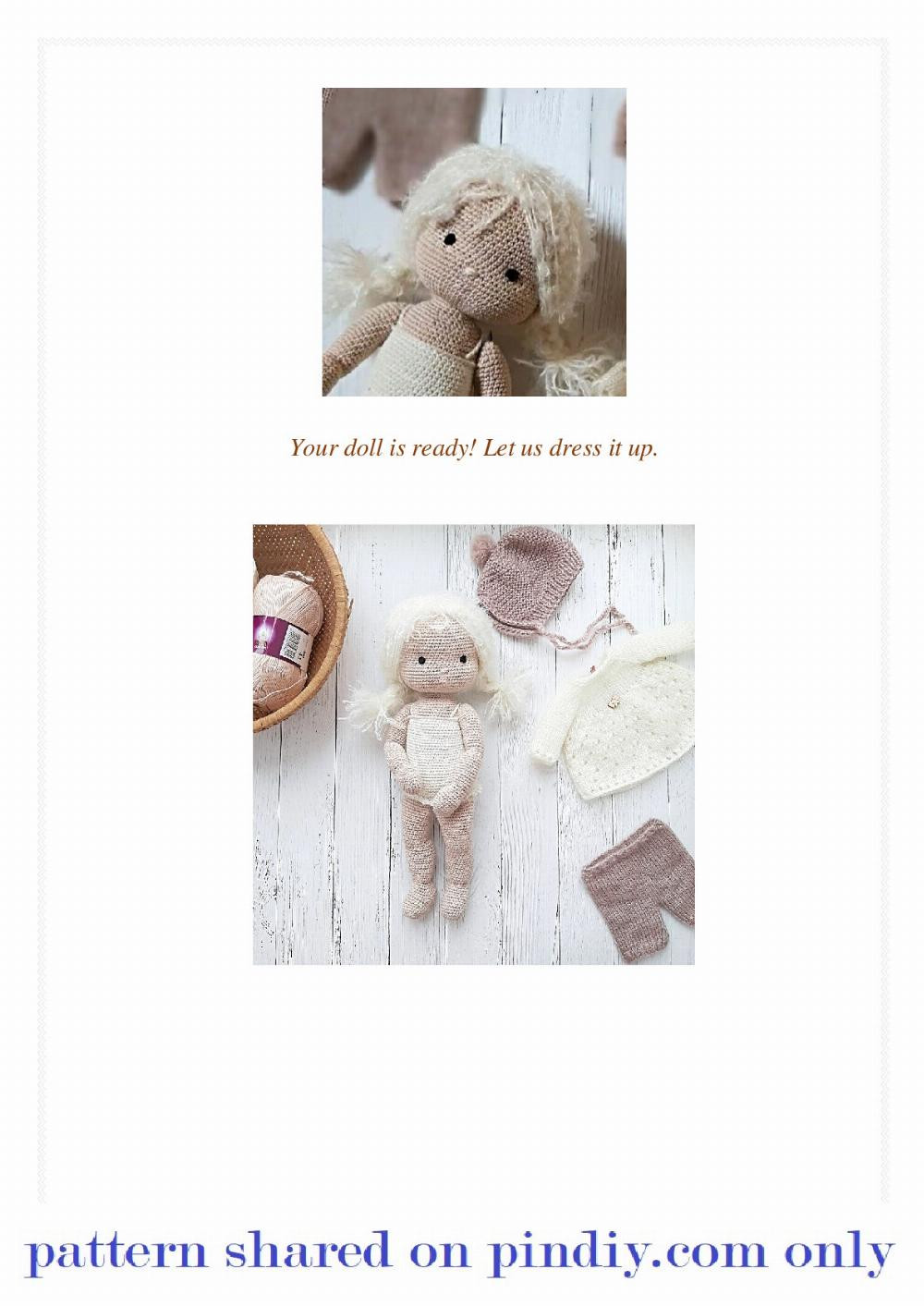 Crochet doll pattern baby