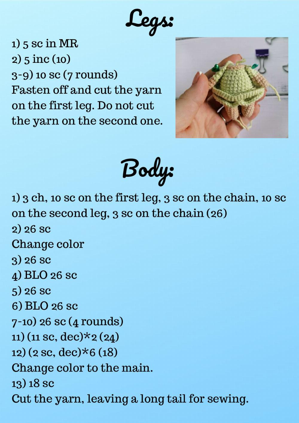 Crochet & Knitting Doll Pattern Alexa