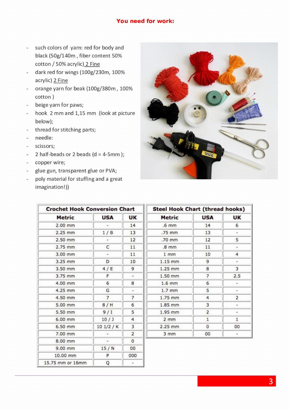 crochet parrot pattern