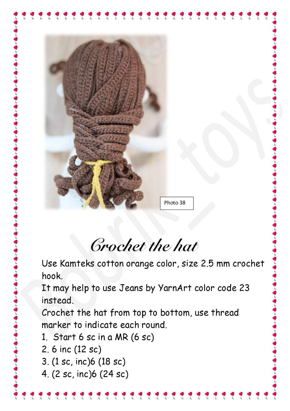 crochet pattern a doll the lugooka