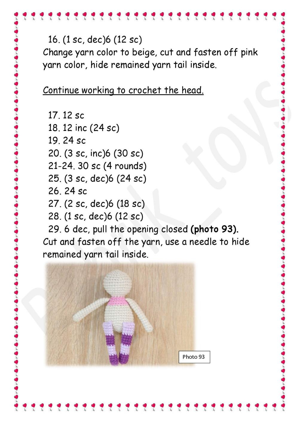 crochet pattern a doll the lugooka