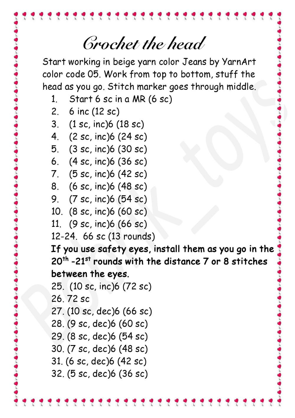 crochet pattern a doll the lugooka