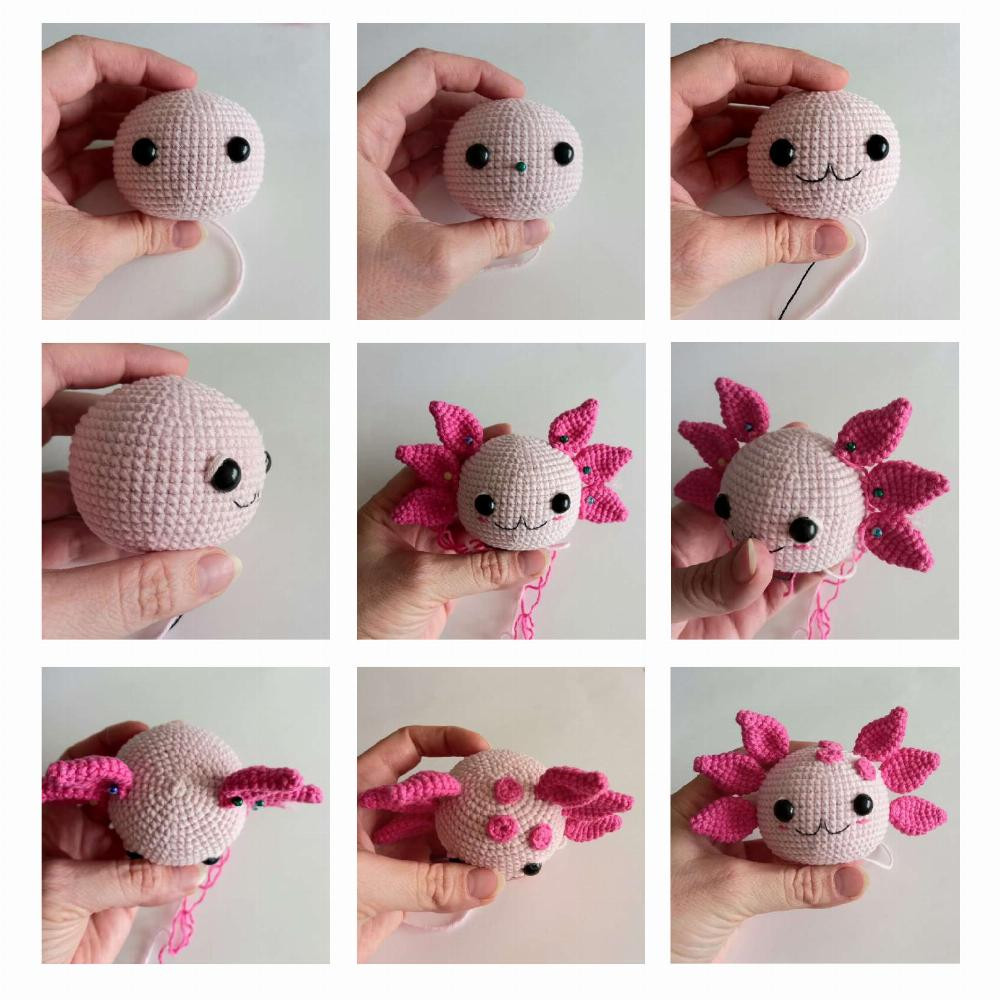 Crochet pattern AXOLOTL