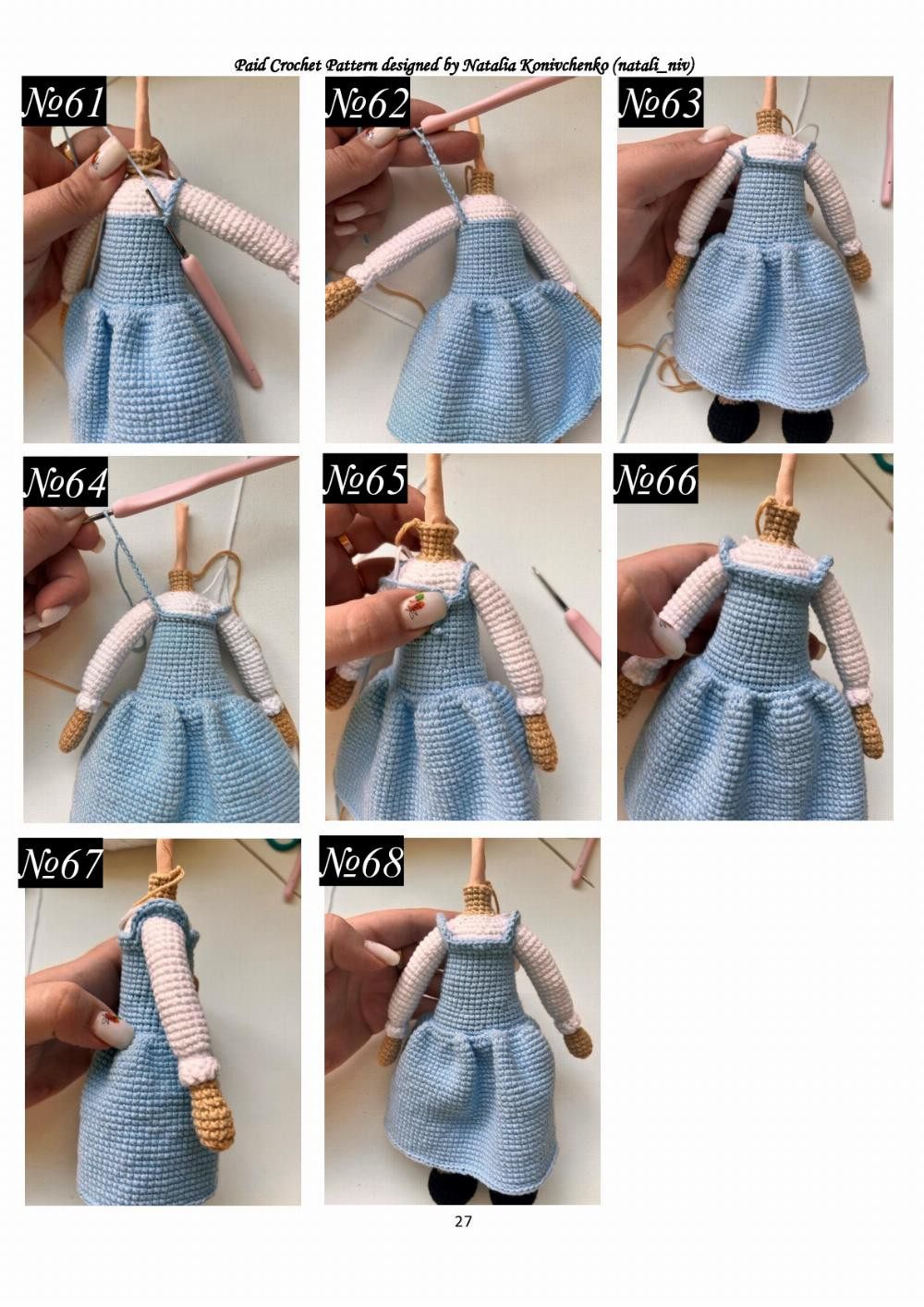 CROCHET PATTERN BELLE doll