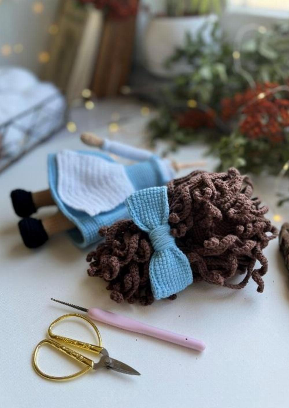 CROCHET PATTERN BELLE doll