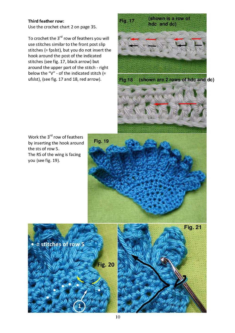 Crochet Pattern: Blue-and-yellow Macaw parrot