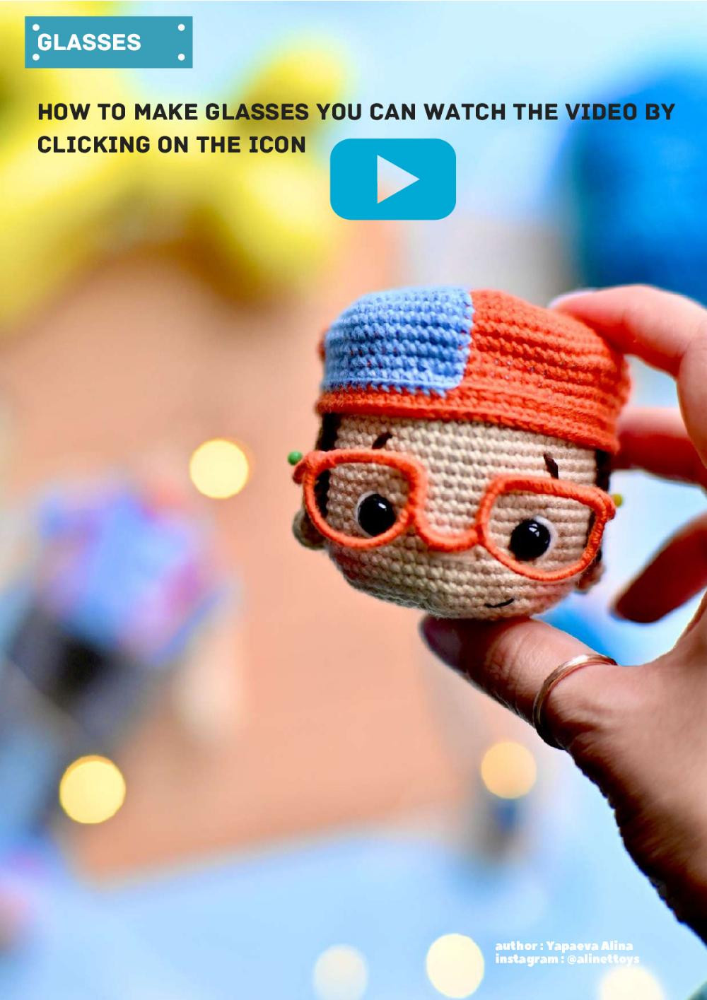 crochet pattern boy blippi