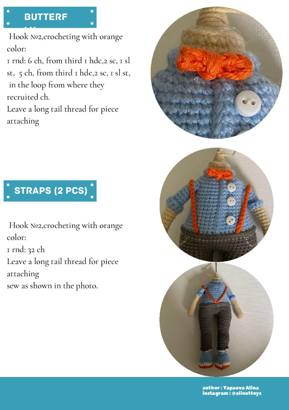 crochet pattern boy blippi