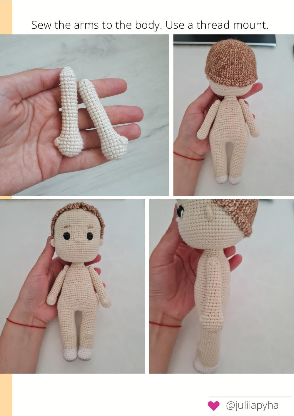 crochet pattern boy with dino