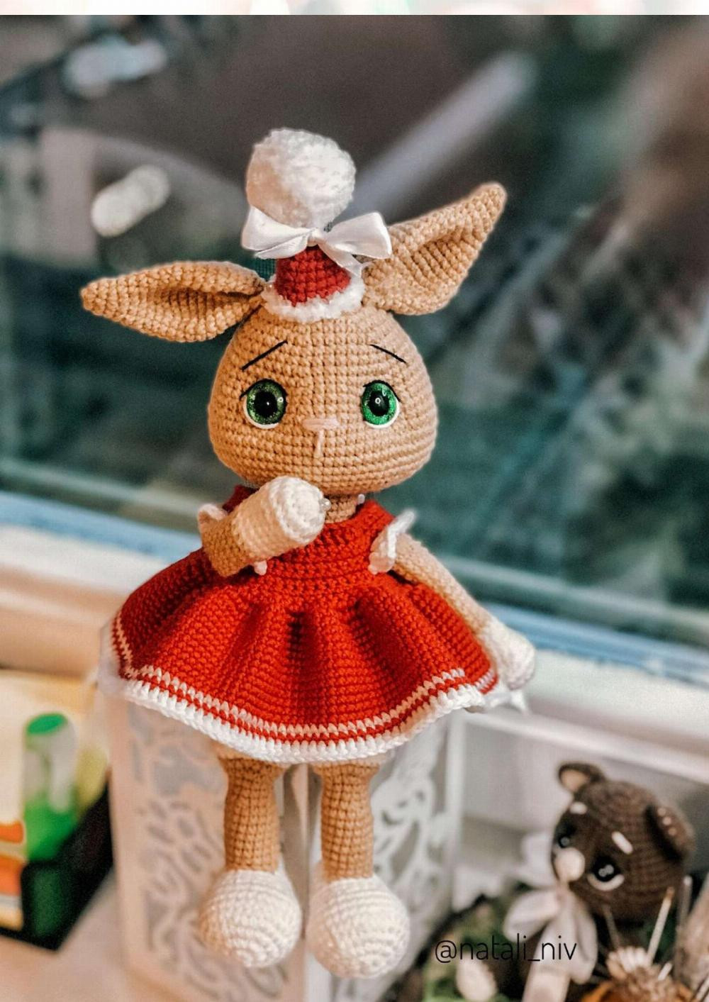 CROCHET PATTERN BUNNY FLORI