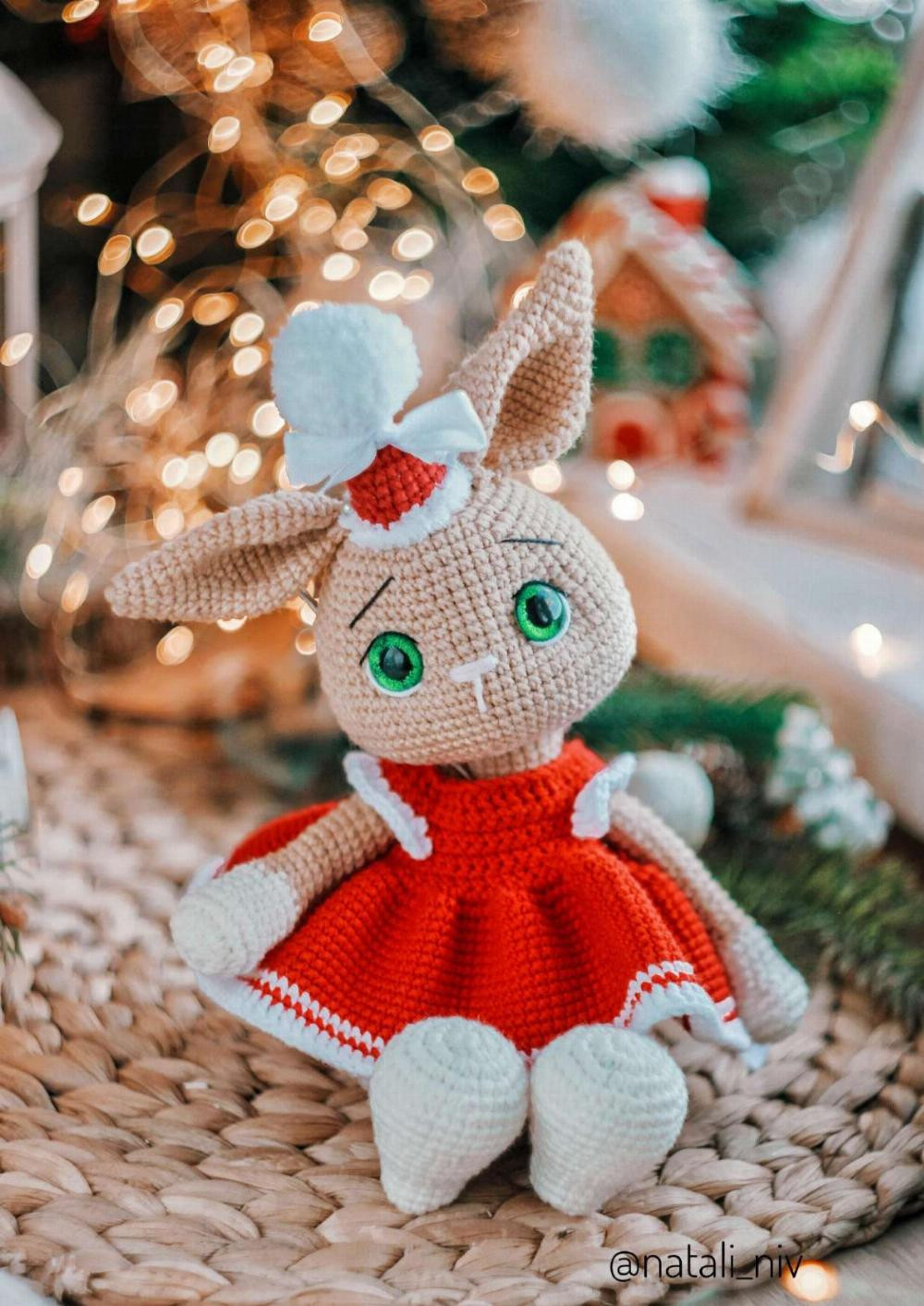 CROCHET PATTERN BUNNY FLORI