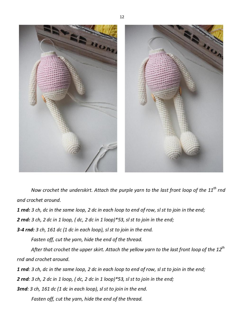 CROCHET PATTERN - BUNNY LILU