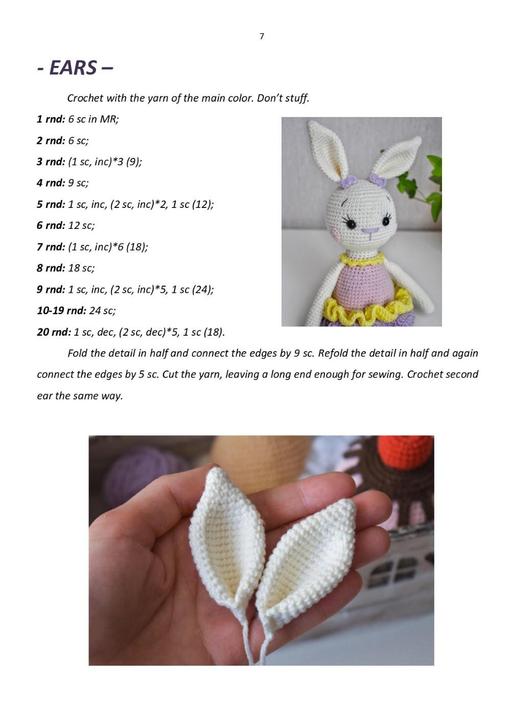 CROCHET PATTERN - BUNNY LILU