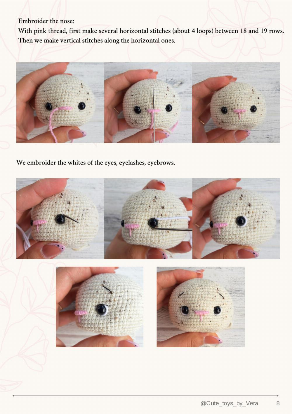 Crochet pattern Bunny Lu автор Вера Васильчук