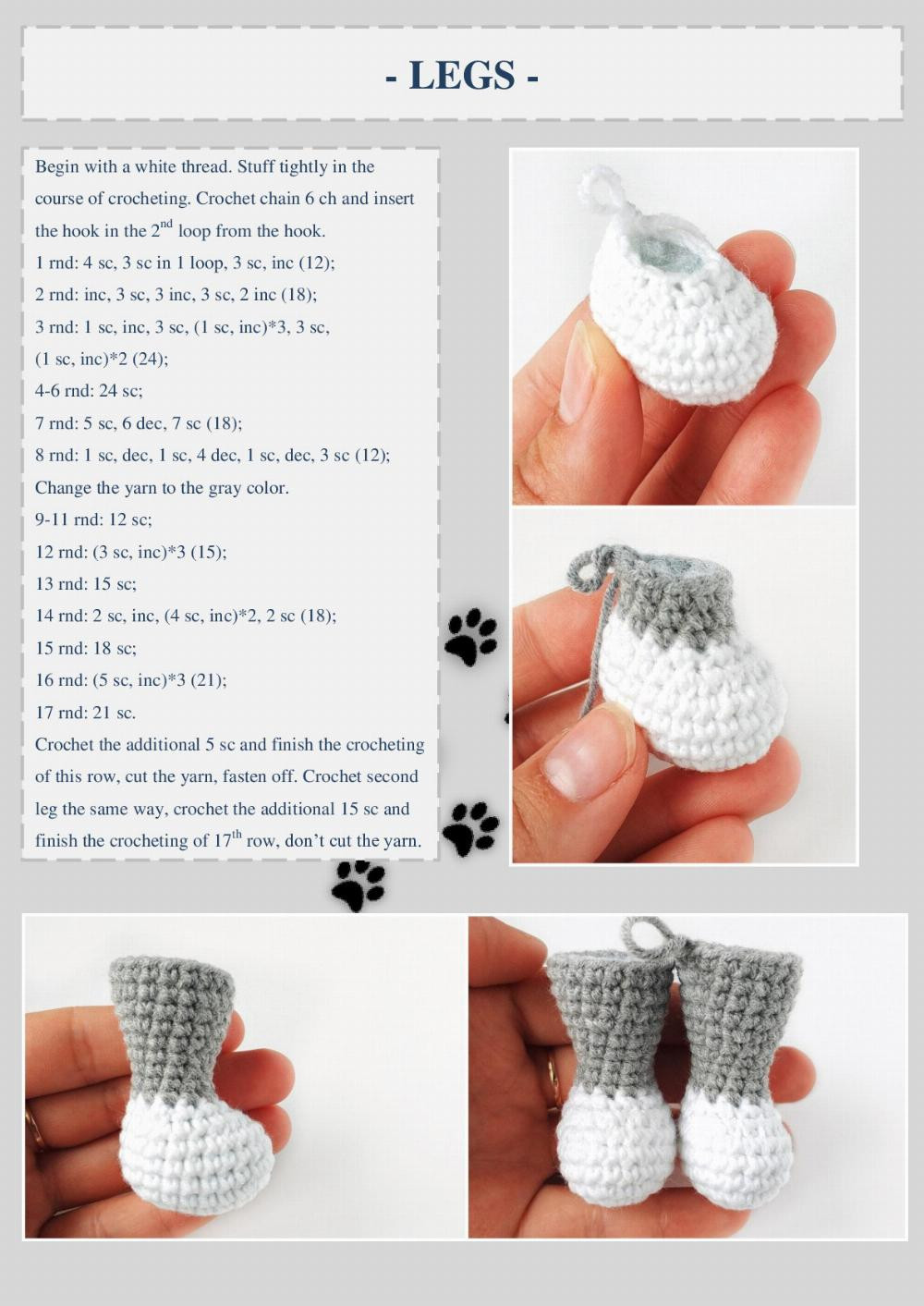 CROCHET PATTERN CAT BASIK