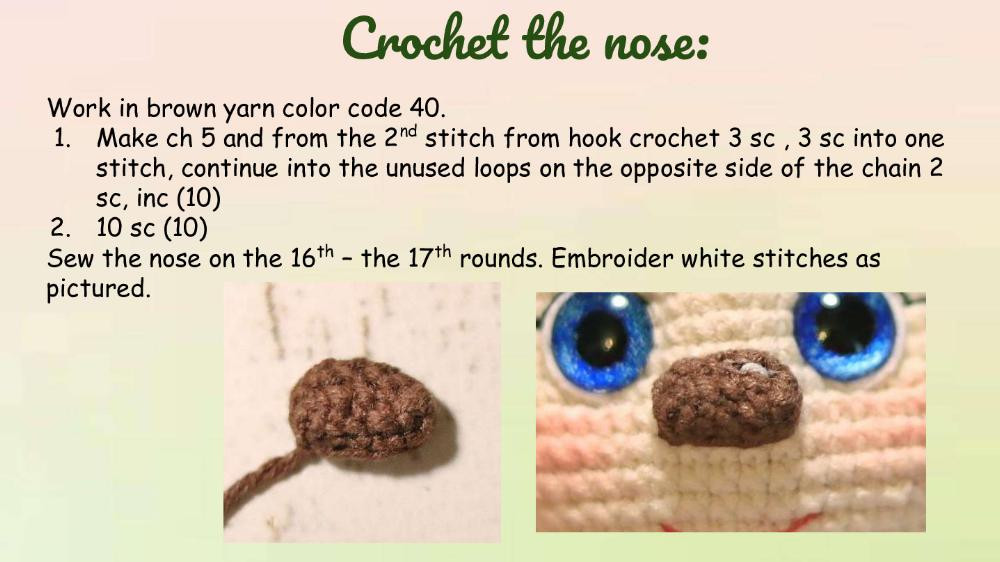 Crochet pattern Chris the Snail