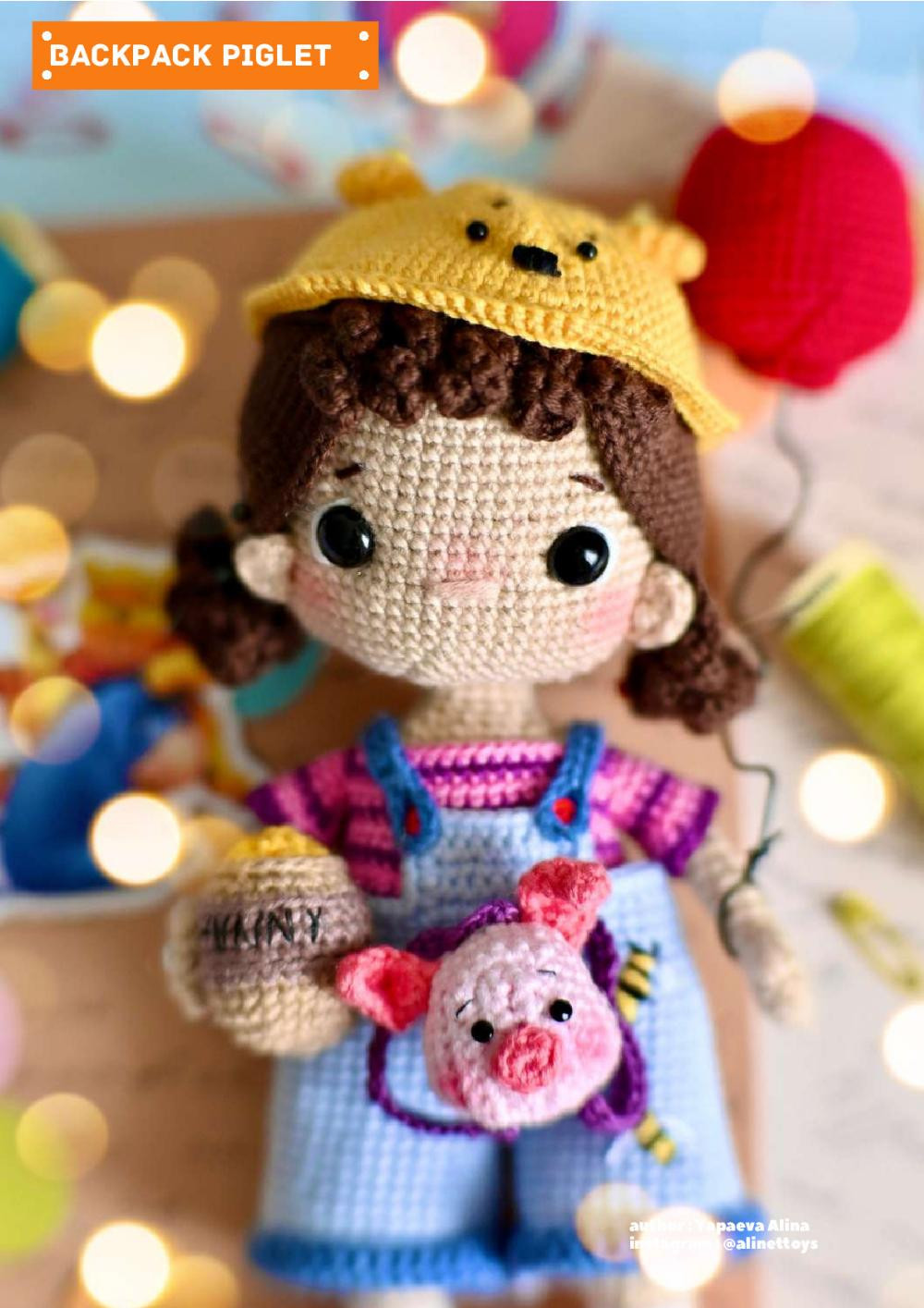 crochet pattern doll christie