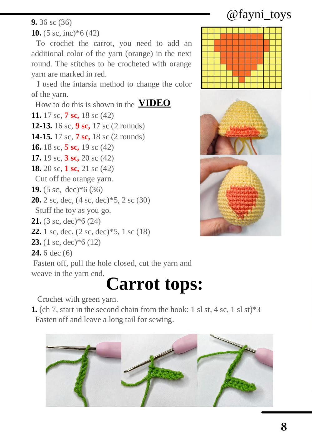 CROCHET PATTERN Easter eggs