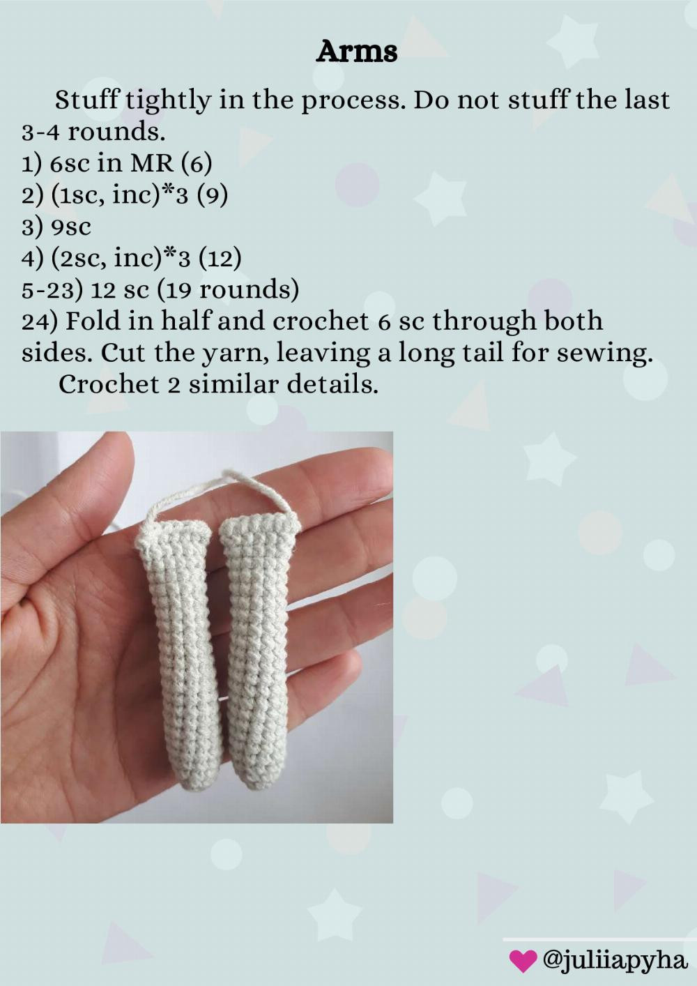 Crochet Pattern Elephant in clothes