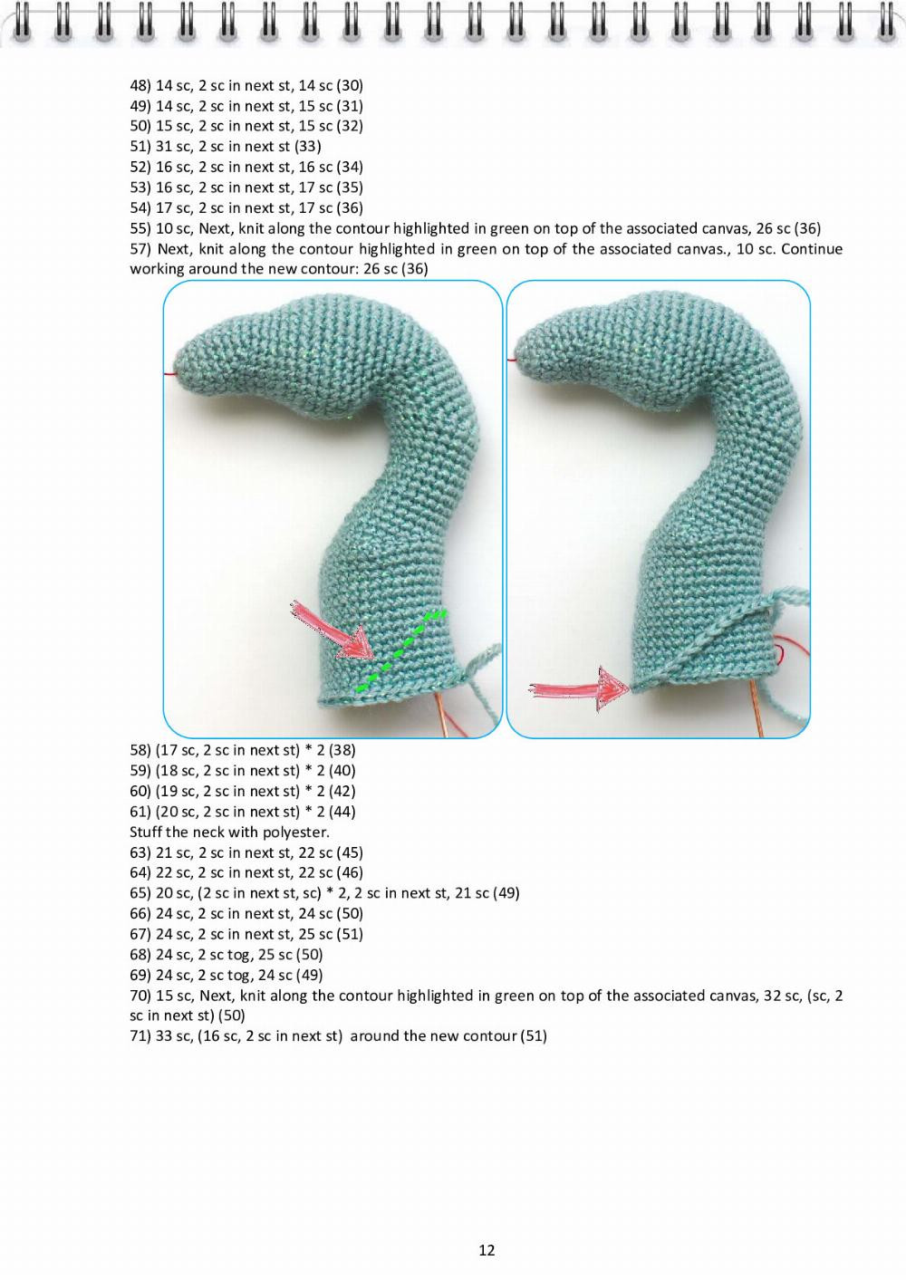 CROCHET PATTERN Elsa, the Dragon (Hungarian Horntail)