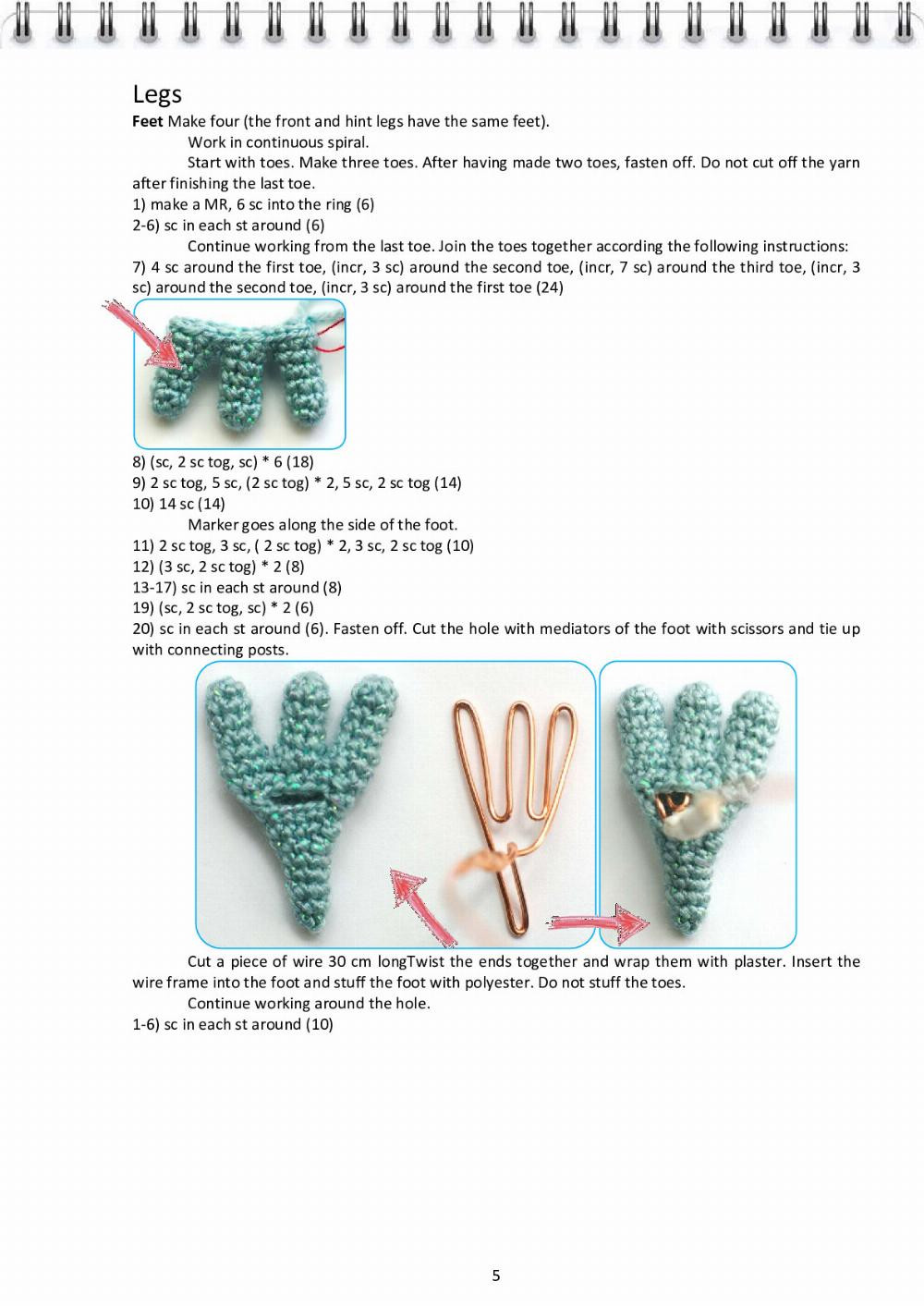 CROCHET PATTERN Elsa, the Dragon (Hungarian Horntail)