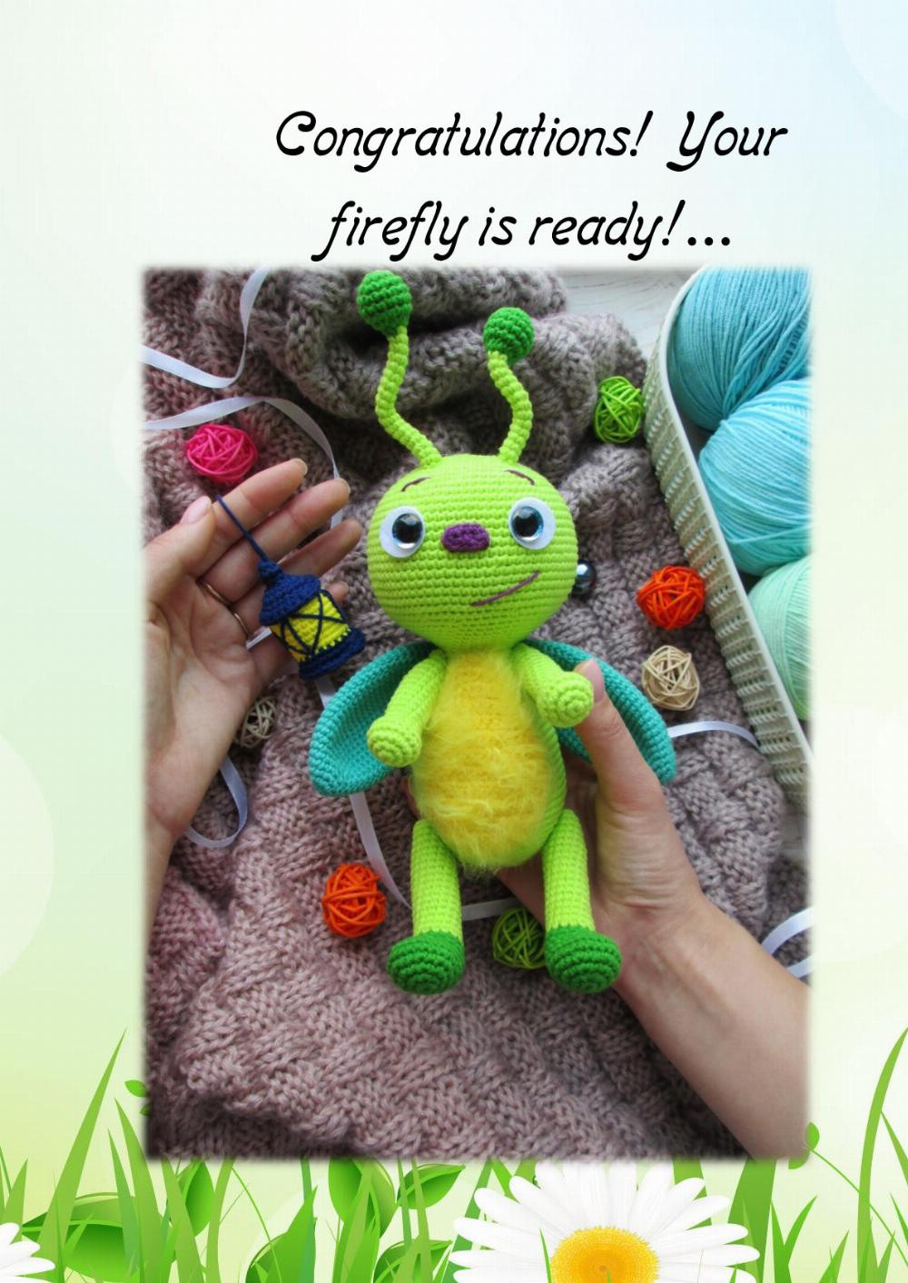 crochet pattern Firefly