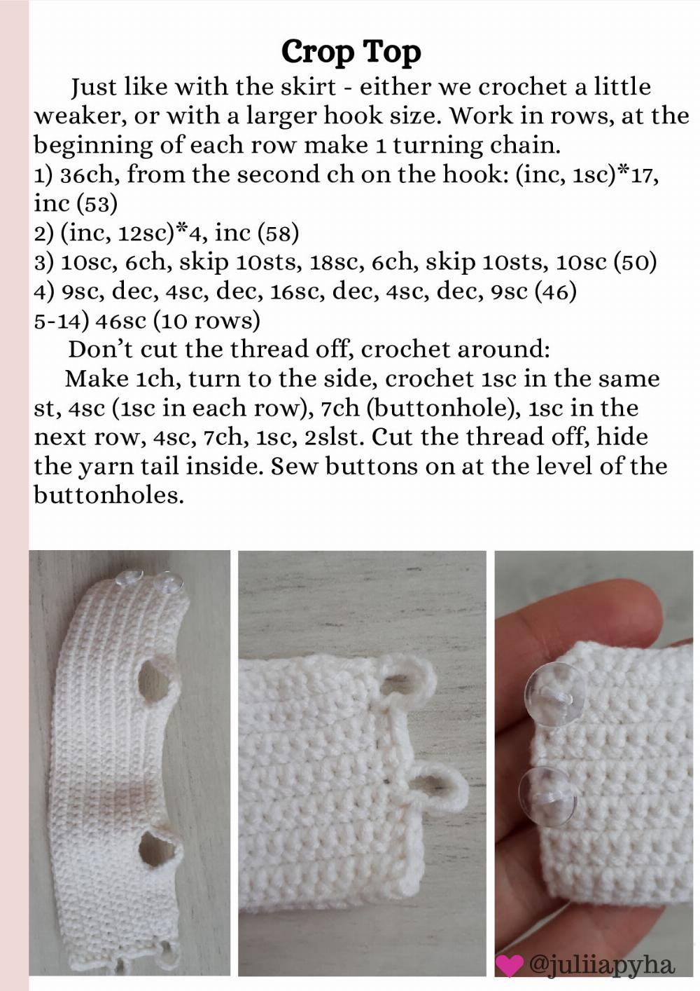 Crochet Pattern Frame Doll