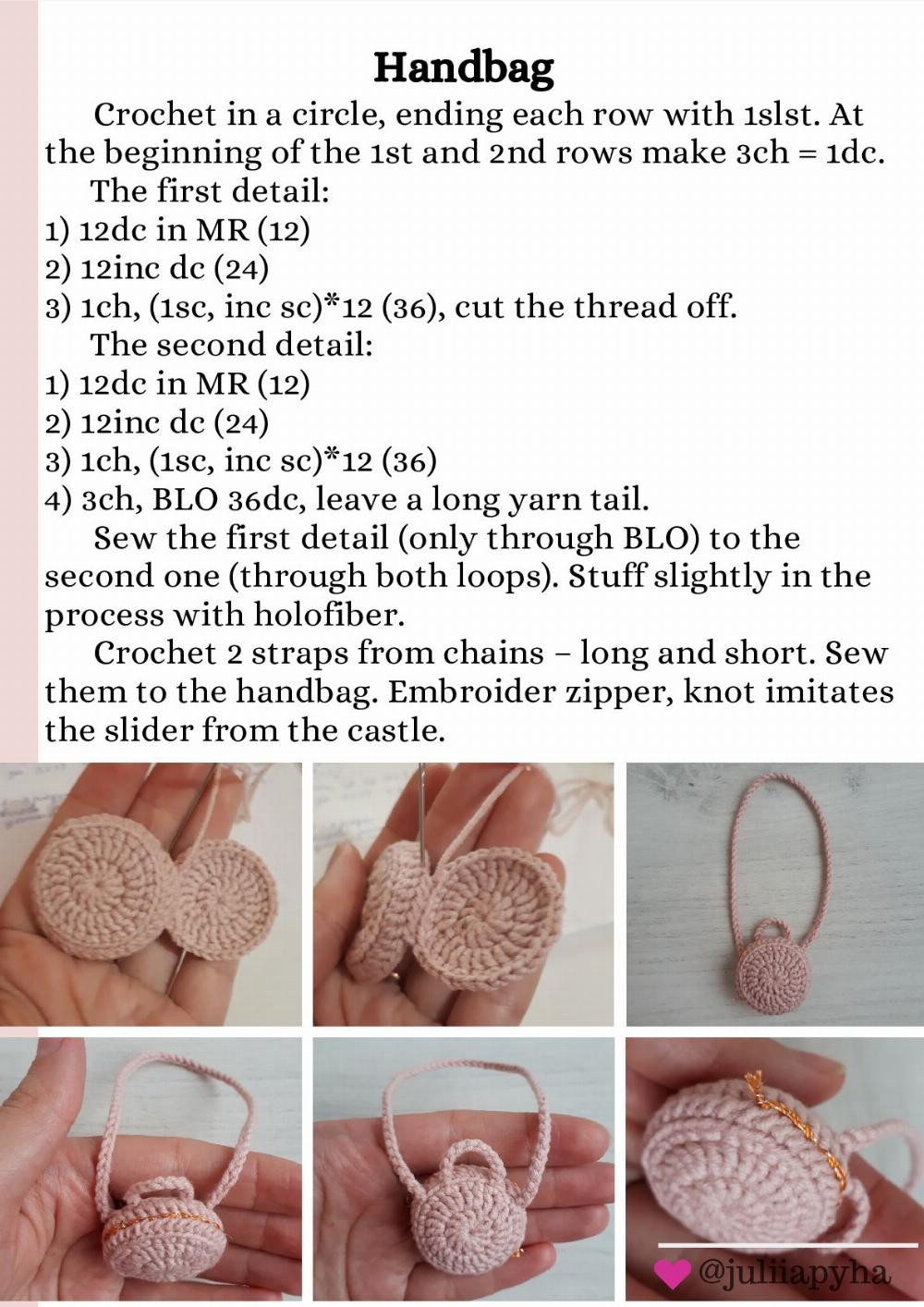 Crochet Pattern Frame Doll