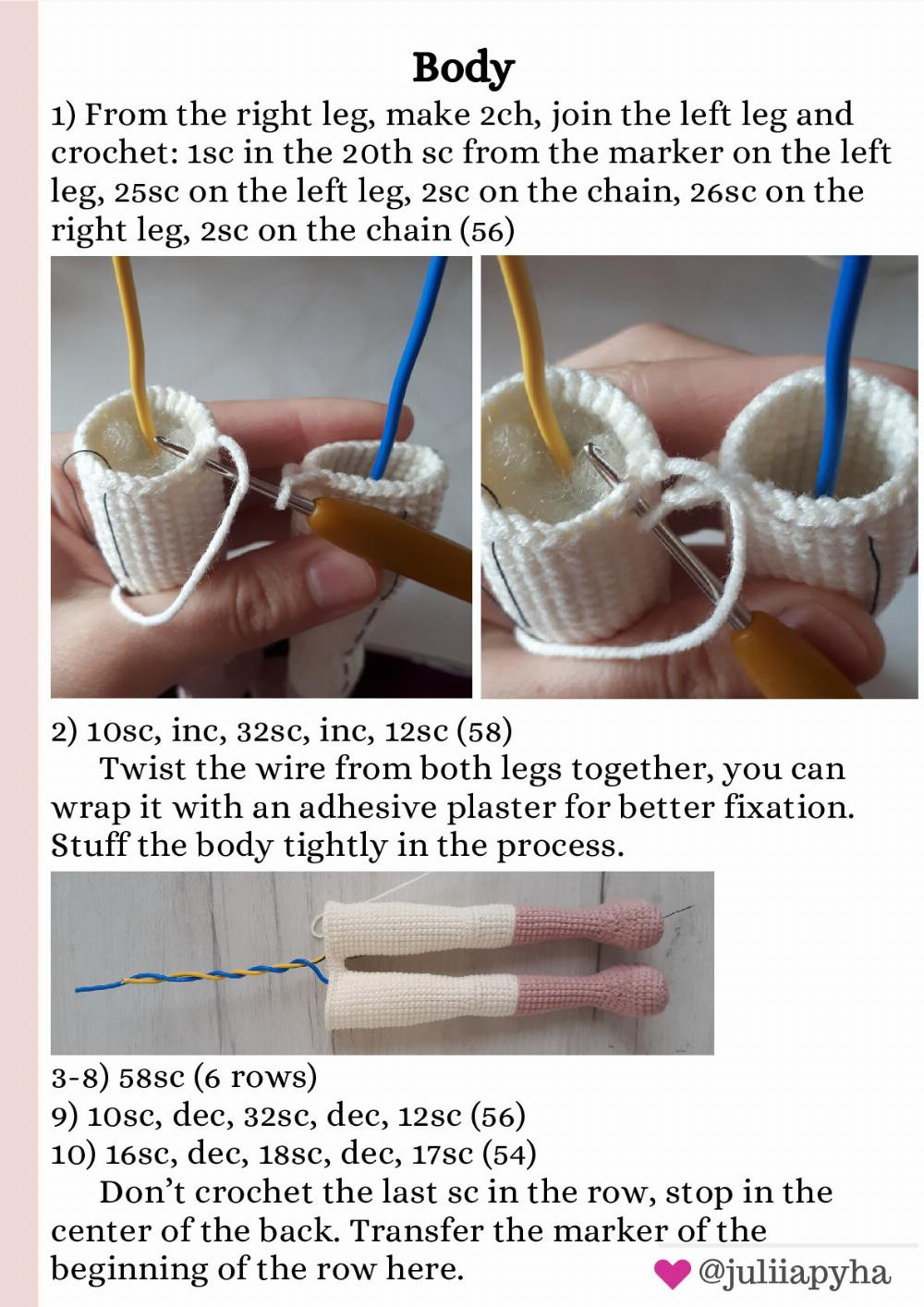 Crochet Pattern Frame Doll