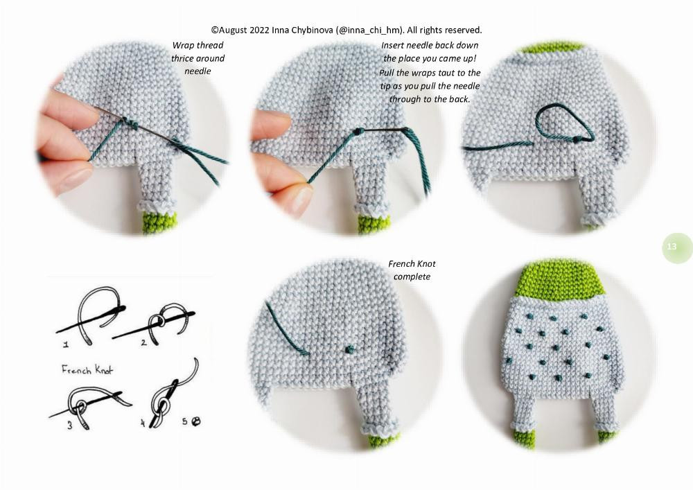 Crochet pattern “Frog Lovey”