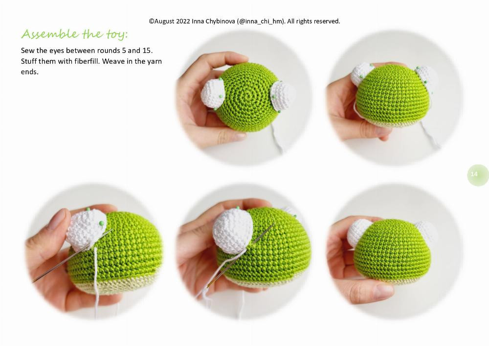 Crochet pattern “Frog Lovey”