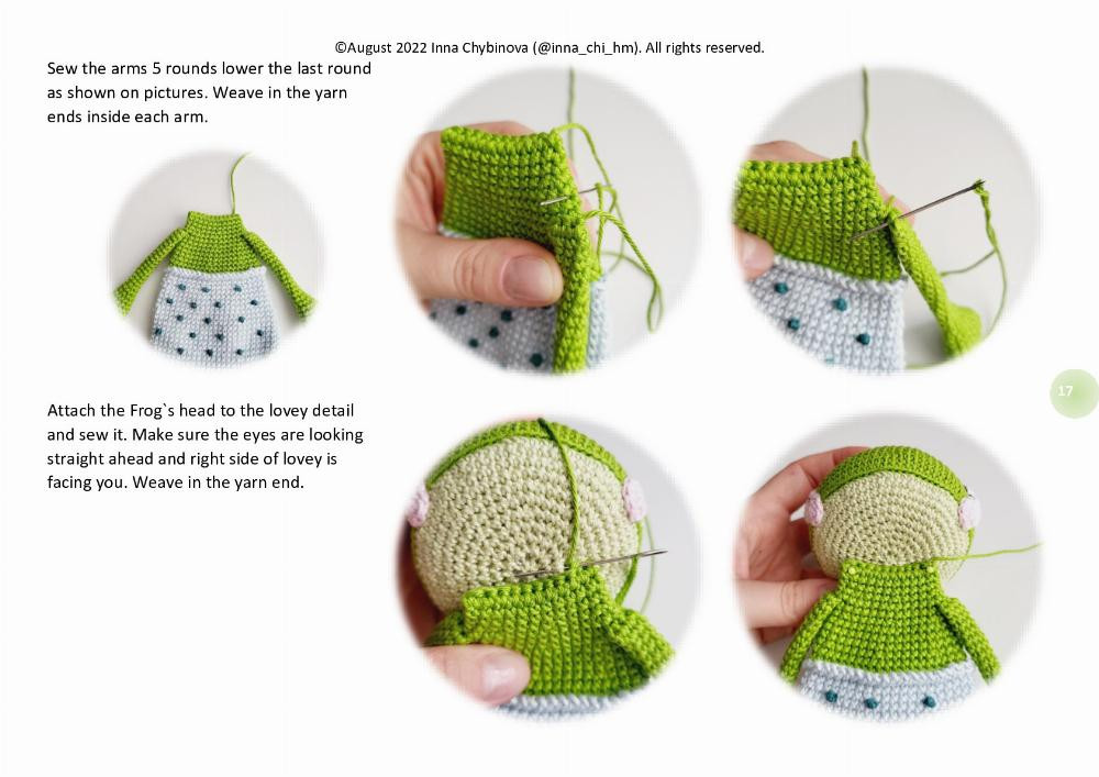 Crochet pattern “Frog Lovey”