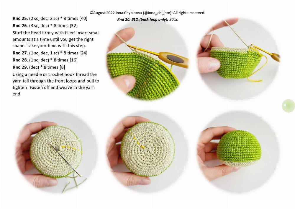 Crochet pattern “Frog Lovey”