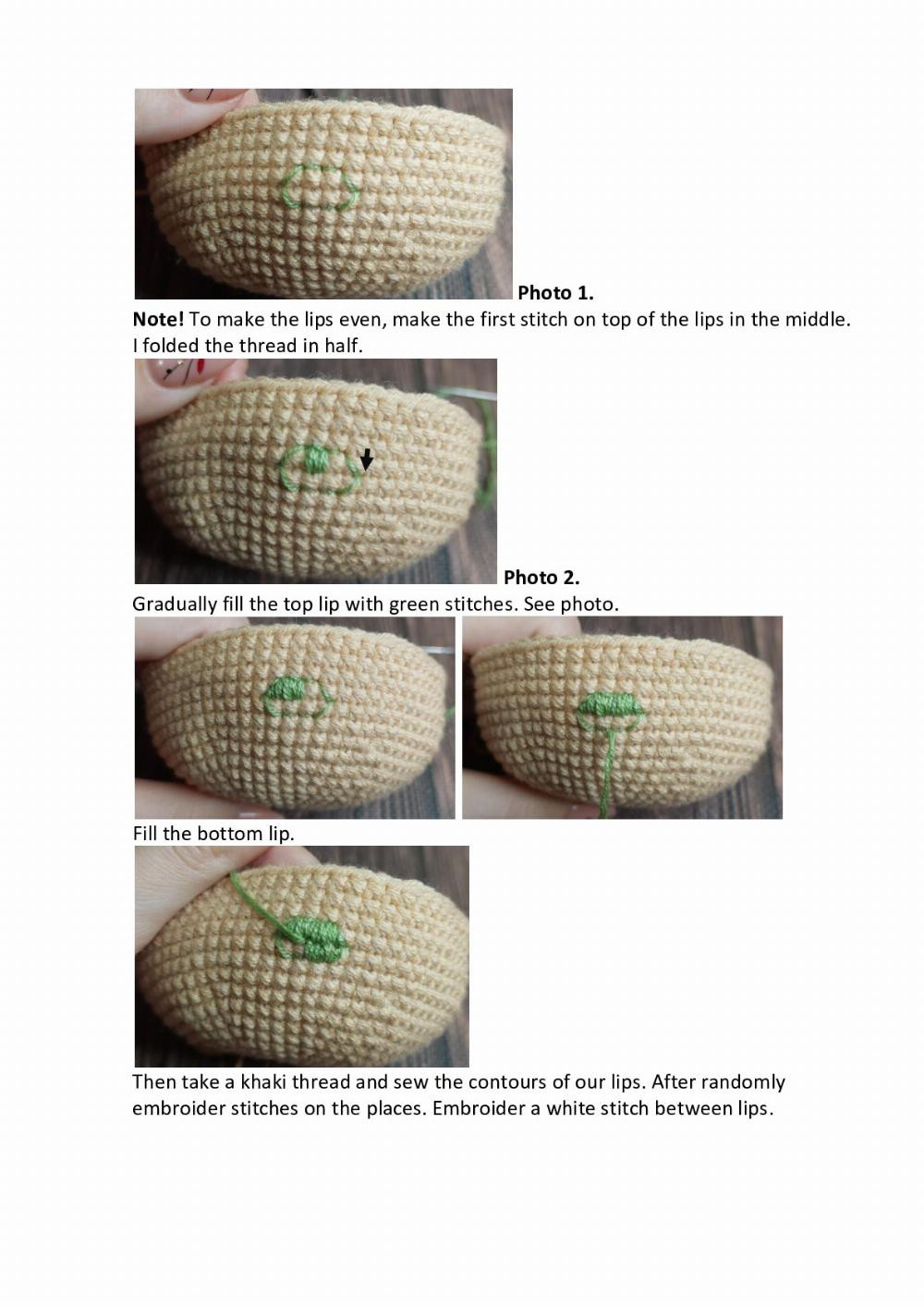 crochet pattern gorgon doll