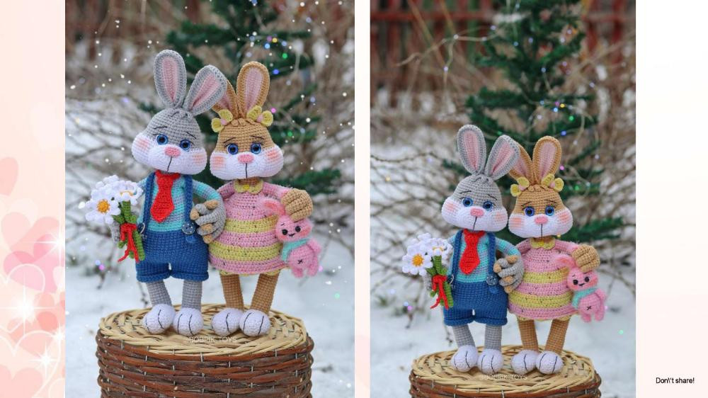 Crochet pattern Hares Bugs & Bunny