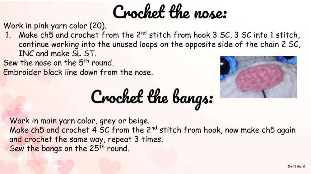 Crochet pattern Hares Bugs & Bunny