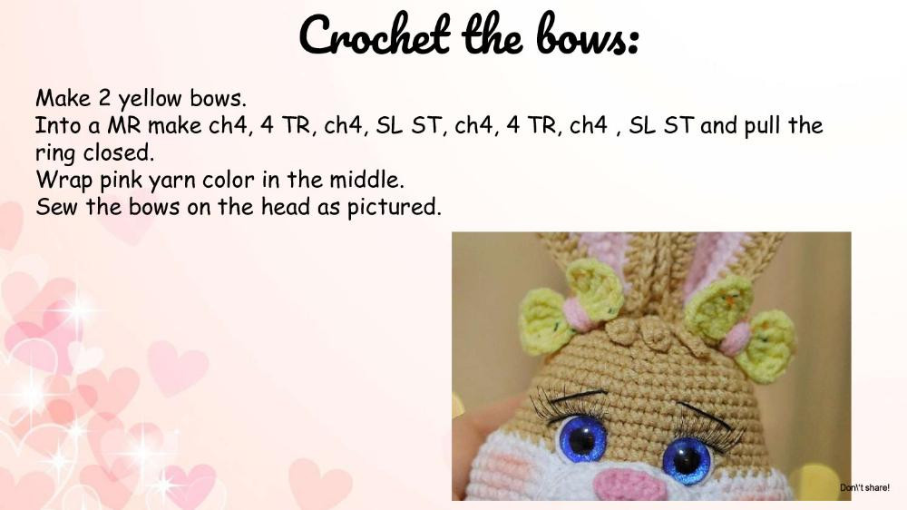 Crochet pattern Hares Bugs & Bunny