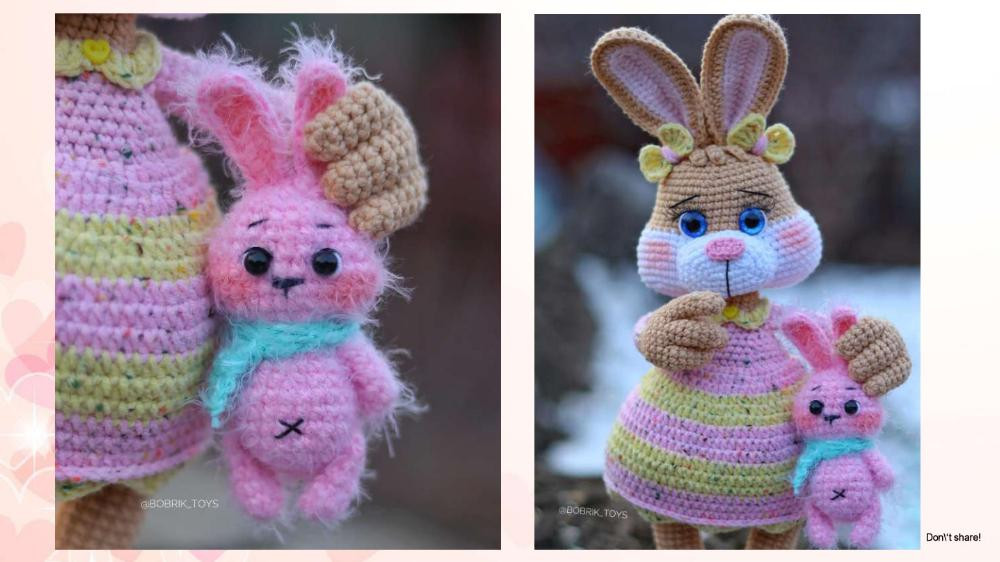 Crochet pattern Hares Bugs & Bunny