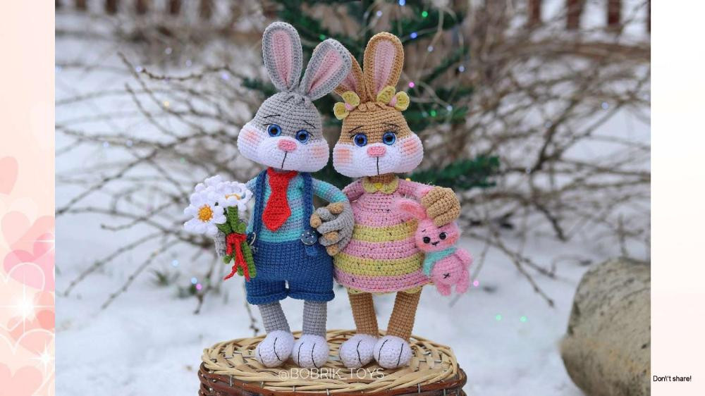 Crochet pattern Hares Bugs & Bunny