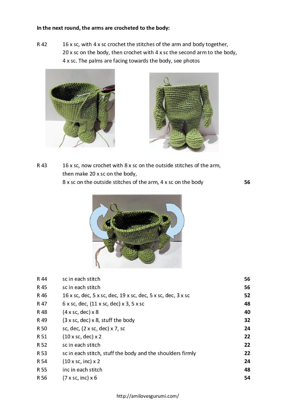 Crochet Pattern Mo, the monster boy