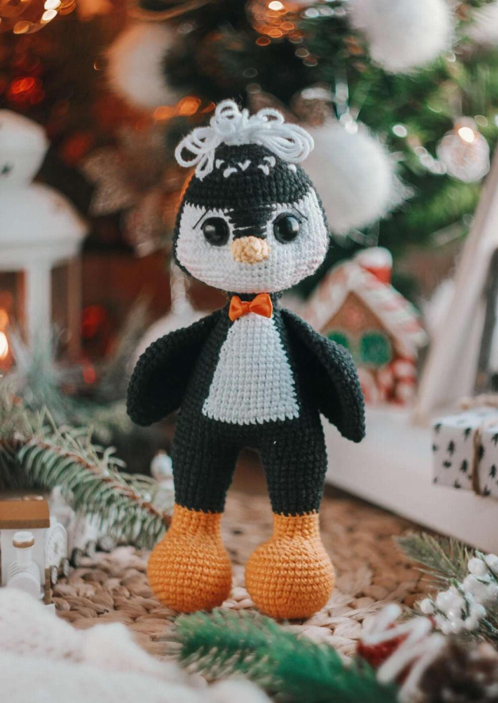 CROCHET PATTERN PENGUIN RICKY