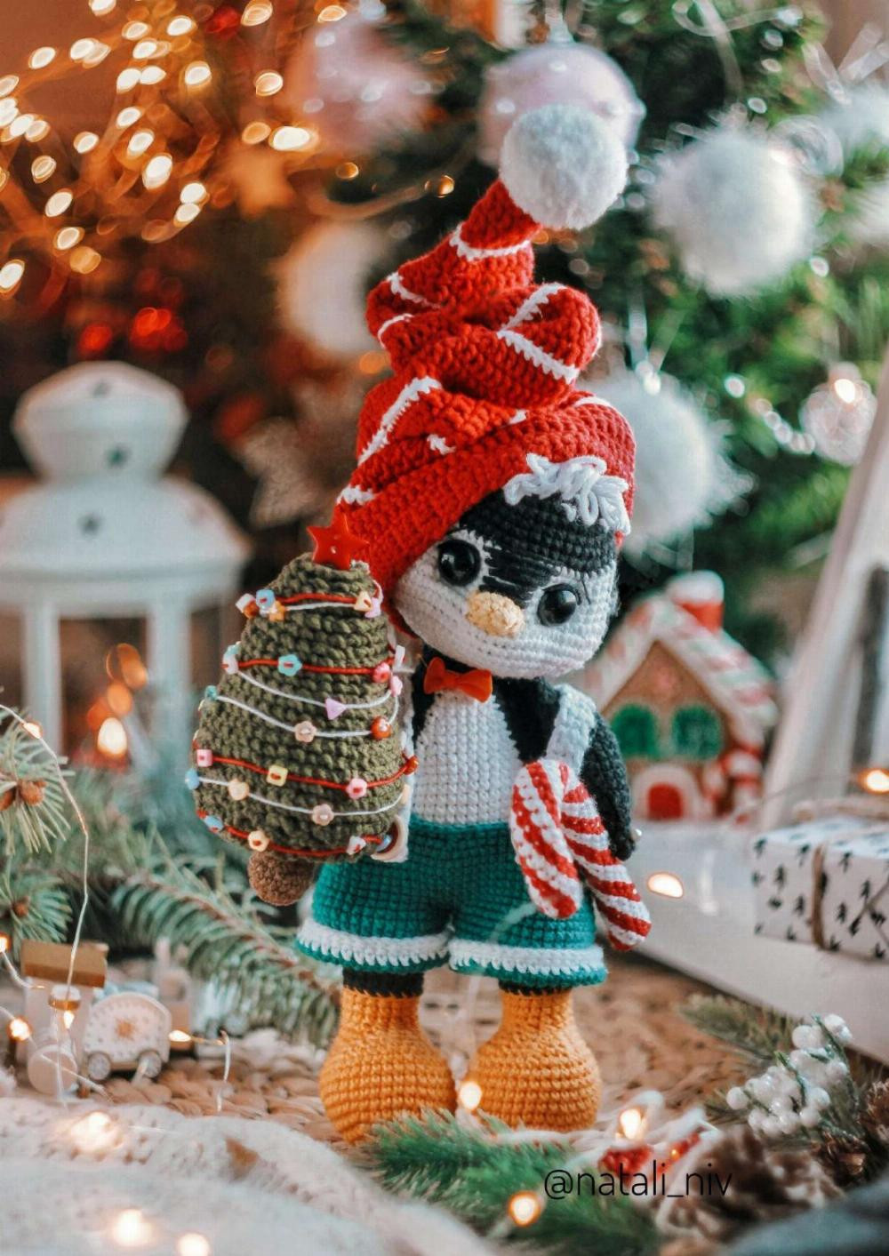 CROCHET PATTERN PENGUIN RICKY