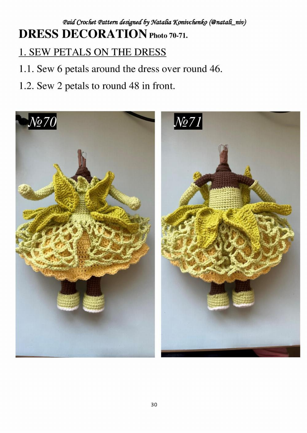 CROCHET PATTERN PRINCESS TIANA