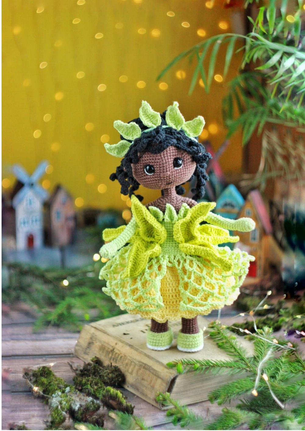 CROCHET PATTERN PRINCESS TIANA