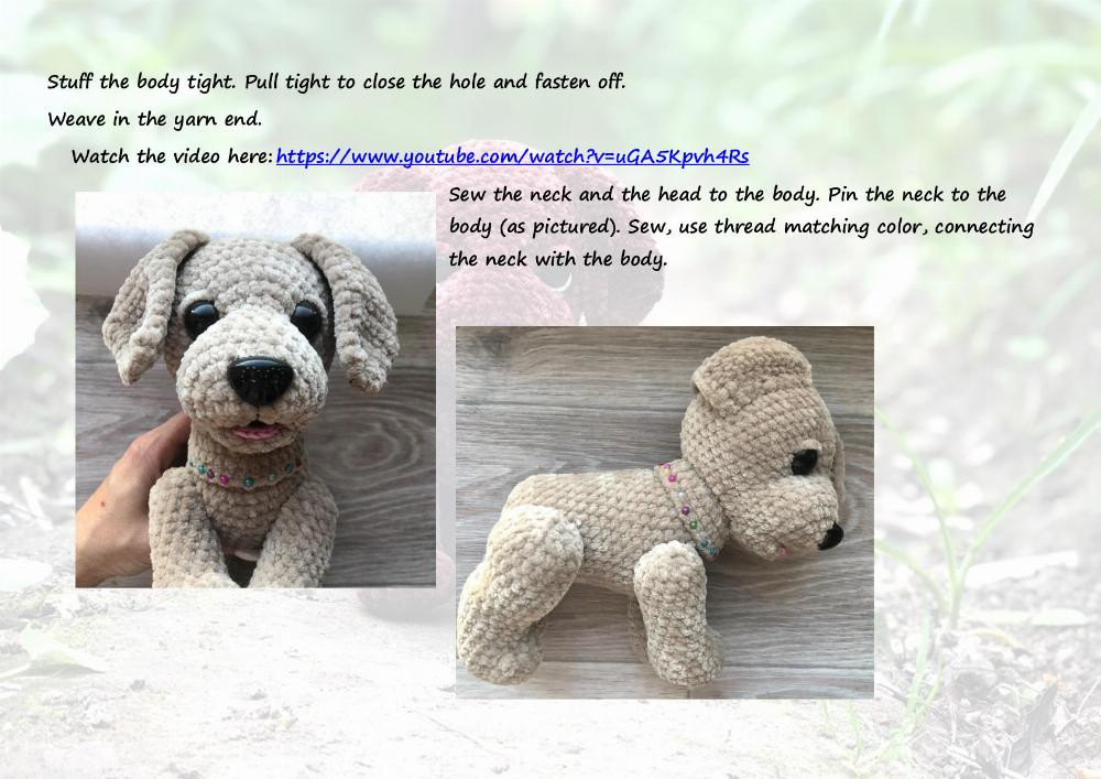 Crochet pattern "Puppy Labrador"