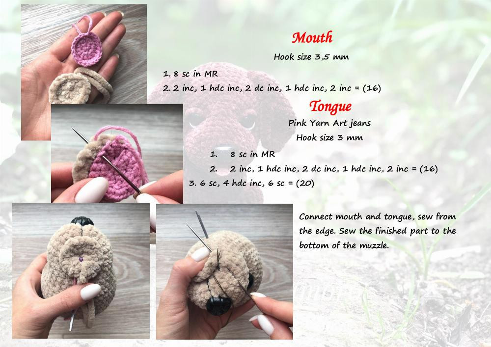 Crochet pattern "Puppy Labrador"